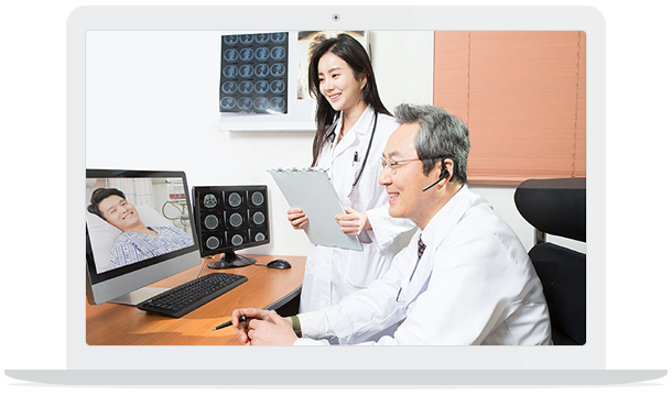 远程高清视频门诊图示